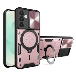 Husa Techsuit pentru Samsung Galaxy S25 Plus Roz Aurie