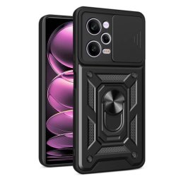 Husa Techsuit pentru Xiaomi Poco X5 Pro / Redmi Note 12 Pro 5G Neagra