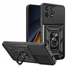 Husa Techsuit pentru Xiaomi Poco X6 Pro Neagra