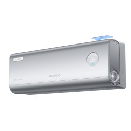 Aparat Aer Conditionat Daewoo DAC-12FRESH 12000BTU Tehnologie FreshIN Inverter WI-FI Kit Instalare Inclus Autocuratare Functie Gentle Wind Argintiu