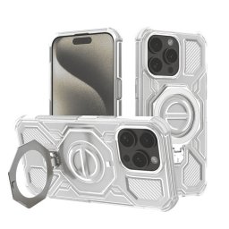 Husa Techsuit pentru Apple iPhone 15 Pro Alba