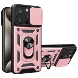 Husa Techsuit pentru Apple iPhone 15 Pro Roz