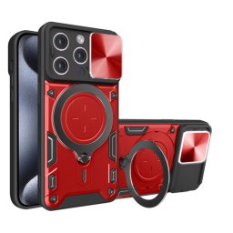 Husa Techsuit pentru Apple iPhone 15 Pro Rosie
