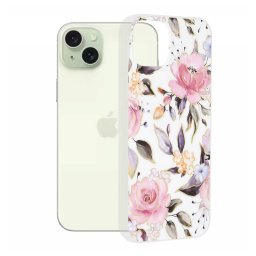 Husa Techsuit pentru Apple iPhone 15 Plus Alba