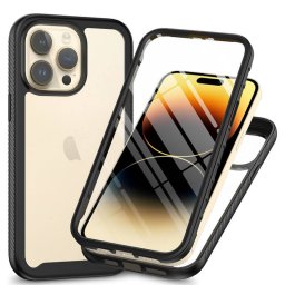 Husa Techsuit pentru Apple iPhone 15 Pro Neagra