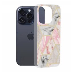 Husa Techsuit pentru Apple iPhone 15 Pro Roz