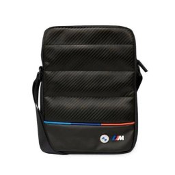 Husa Bmw Carbon & Nylon Tricolor compatibila cu dispozitive de pana la 10 inch, Negru
