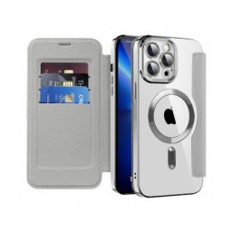 Husa Techsuit MagSafe Apple iPhone 13 Pro Max SmartMag Book Gri