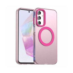 Husa Techsuit MagSafe Samsung Galaxy A35 5G A356 CandyCase TPU Roz