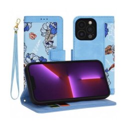 Husa Techsuit Apple iPhone 13 Pro FlipCraft Bleu