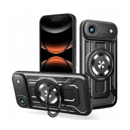 Husa Techsuit Apple iPhone 17 Air RuggedCam Negru
