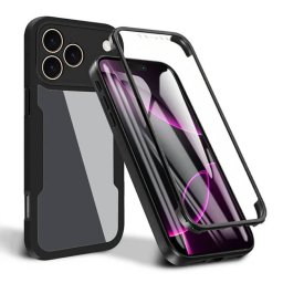 Husa Techsuit pentru Apple iPhone 17 Pro Neagra