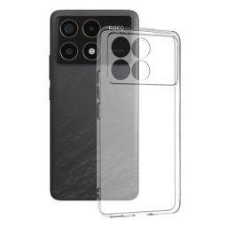 Husa Techsuit pentru Xiaomi Poco F6 Pro Transparenta