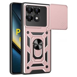 Husa Techsuit pentru Xiaomi Poco F6 Pro Roz