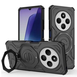 Husa Techsuit pentru Xiaomi Poco C75 / Redmi 14C Neagra