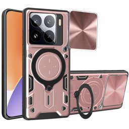 Husa Techsuit pentru Xiaomi 15 Roz Aurie
