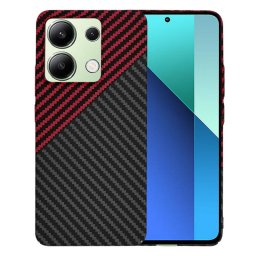 Husa Techsuit pentru Xiaomi Redmi Note 13 4G Neagra Rosie