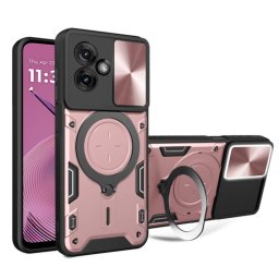 Husa Techsuit pentru Motorola Moto G55 Roz Aurie