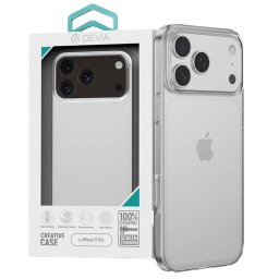 Husa Devia Silicon Naked pentru iPhone 17 Pro Transparent