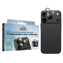Folie protectie Eiger Sticla Camera 3D Mountain Glass pentru iPhone 17 Pro/ 17 Pro Max Clear