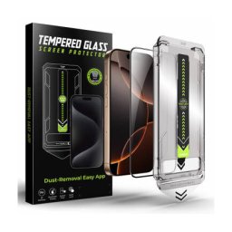 Folie de Protectie Techsuit Ecran TitanGlass pentru Apple iPhone 17 Pro Max Sticla Securizata Full Glue