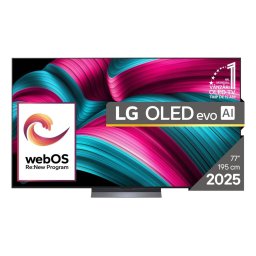 Televizor LG OLED Evo AI OLED77C51LA 195.6Cm 77Inch 4K Ultra HD Smart Wi-Fi Negru