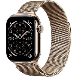 Smartwatch Apple Watch S11Â Cellular 42mmÂ Gold Titanium Case Gold Milanese Loop