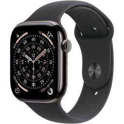 Smartwatch Apple Watch S11Â Cellular 46mmÂ Slate Titanium Case Black Sport Band M/L