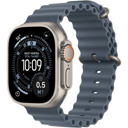 Smartwatch Apple Watch Ultra 3Â CellularÂ 49mmÂ Natural Titanium Case Anchor Blue Ocean Band