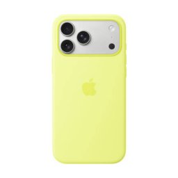 Husa MagSafe Apple Silicone iPhone 17 Pro Max Galben Neon