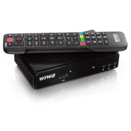 Tuner TV WIWA DVB-T/T2 H.265 LITE Negru