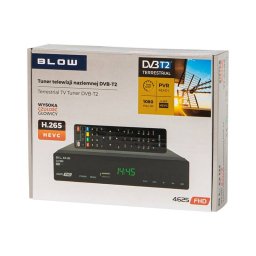 Tuner TV BLOW 4625 FHD DVB-T2 / H.265 / H.265 Negru