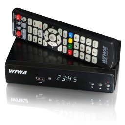 Tuner TV WIWA MAXX DVB-T/DVB-T2 H.265/HEVC FHD Negru