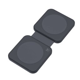 Incarcator Dviced 2 in 1 Pliabil Wireless Magnetic Negru