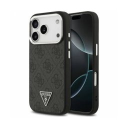 Husa Guess MagSafe Apple iPhone 17 Pro 4G Triangle Logo Negru