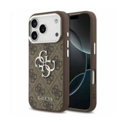 Husa Guess Apple iPhone 17 Pro Big 4G Logo Classic Logo Maro