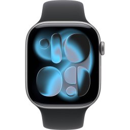 Smartwatch Apple Watch Series 11 46mm grey black sports strap M/L