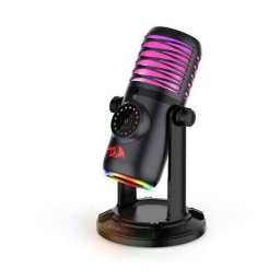 Microfon Redragon Stellaris Iluminare RGB cu Stand Negru
