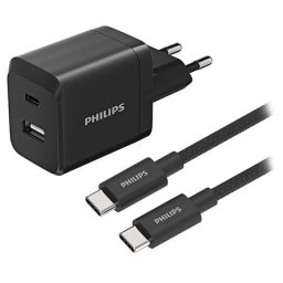 INCARCATOR RETEA DUAL USB-A USB-C 45W Generic PHILIPS