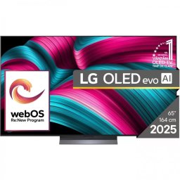 Televizor Smart LG OLED evo AI C5 65Inch 4K Ultra HD WebOS Wi-Fi Negru