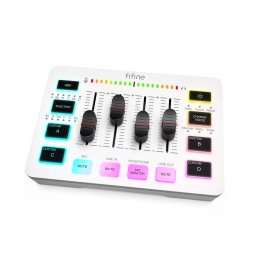 Mixer Fifine Sound Card SC3W White