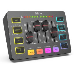 Mixer Fifine Sound Card SC3 Black