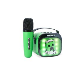 Set Karaoke OCEANIA TRADING LTD Minecraft Popsing Led Light up Wireless Verde