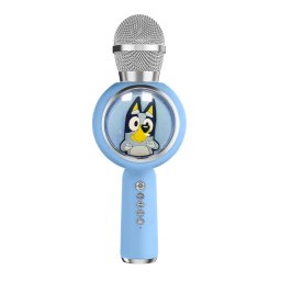Microfon OCEANIA TRADING LTD Popsing Led Light up Wireless Karaoke Bluey Albastru