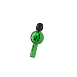 Microfon OCEANIA TRADING LTD Popsing Led Light up Wireless Karaoke Minecraft Creeper Verde