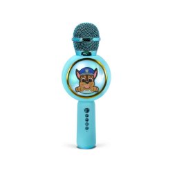 Microfon OCEANIA TRADING LTD Popsing Led Light up Wireless Karaoke Paw Patrol Chase Albastru