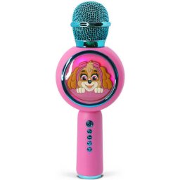 Microfon OCEANIA TRADING LTD Popsing Led Light up Wireless Karaoke Paw Patrol Skye Roz