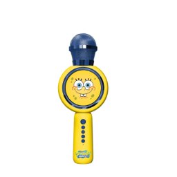 Microfon OCEANIA TRADING LTD Popsing Led Light up Wireless Karaoke Spongebob Galben