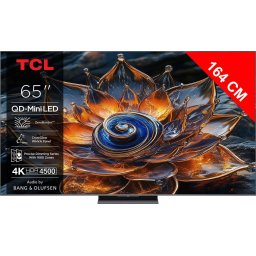 Televizor Mini LED TCL Seria Q8C 65Q8C 65inch 164CM Google TV Ultra HD 4K Clasa D Negru
