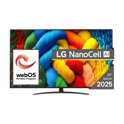 Televizor LG NanoCell AI 65NANO81A3A 165.1cm 65inch 4K Ultra HD Smart TV Wi-Fi Negru